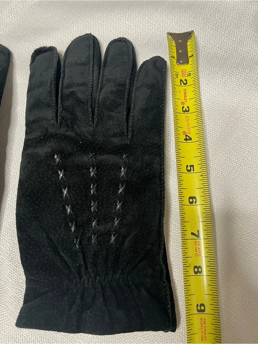 Coach Suede Gloves Thinsulate Lining Made in Italy